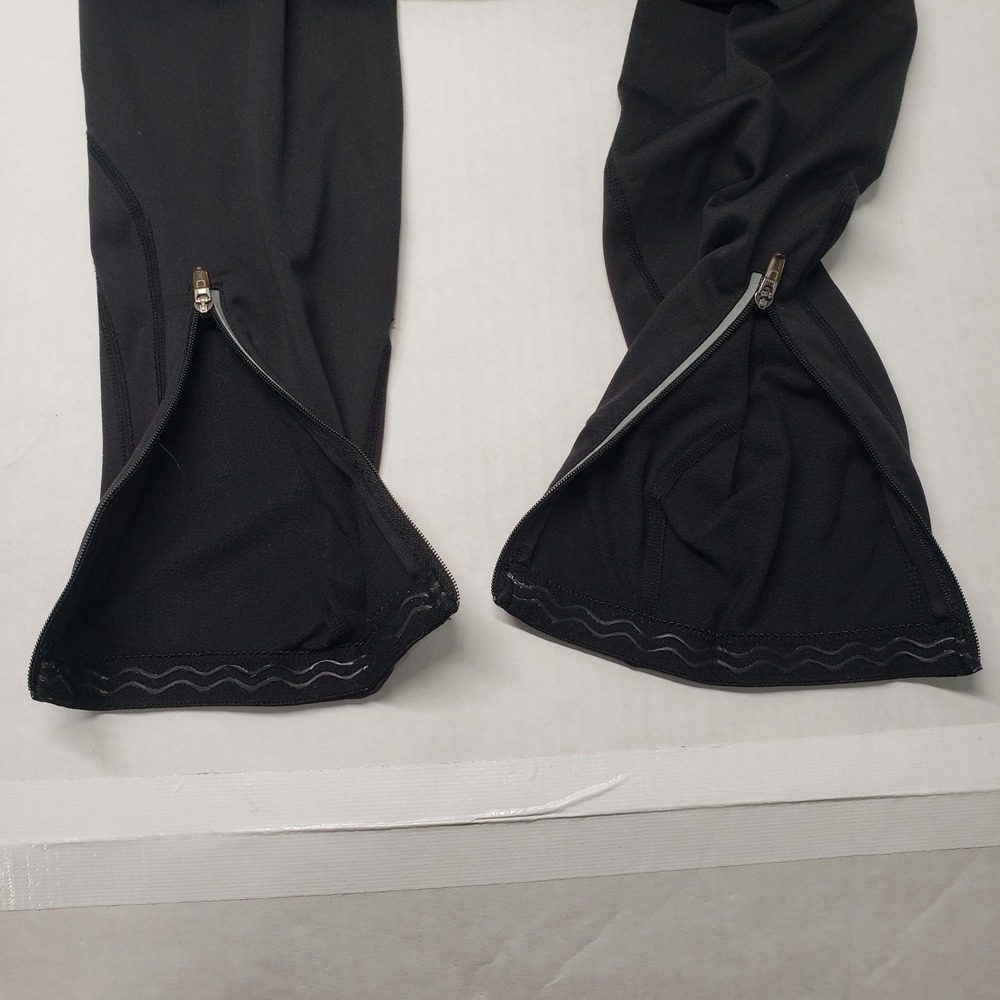 Nike Tech Running Leggings Womens XS Black Reflective Ankle Zip Workout Athletic - Picture 16 of 16